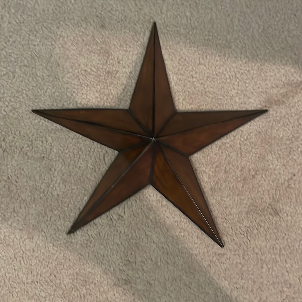 Decorative star great for farm house style decor